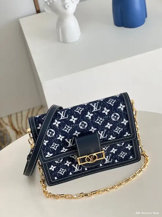 Aaa replica bags LOUIS DAUPHINE MM VUITTON 0524